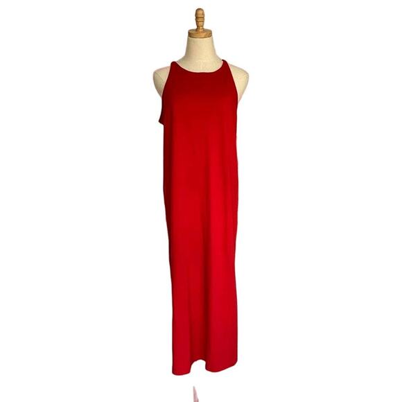Red Lole Luisa Comfortable High Neck Maxi Dress - Picture 2 of 15